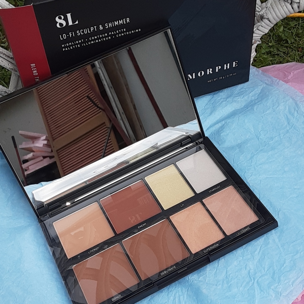 NIB Morphe 8L Lo-Fi Sculpt & Shimmer Palette